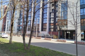 Однокомнатная, витражное остекление